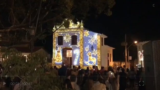G1 em 05/11/2019 - Tiradentes tem Natal de luzes e cores